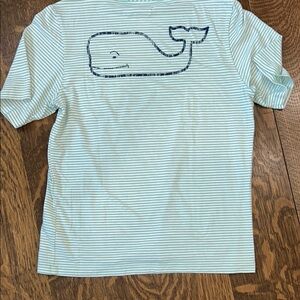 Vineyard Vines boys Striped Whale Graphic Kids Shirt